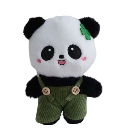 Peluş Yeşil Panda Anahtarlık