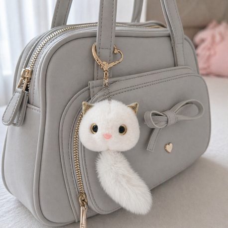 PELUŞ KEDİ ANAHTARLIK